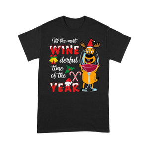 It's The Most Winederful Time Of The Year Wine Christmas  Tee Shirt Gift For Christmas