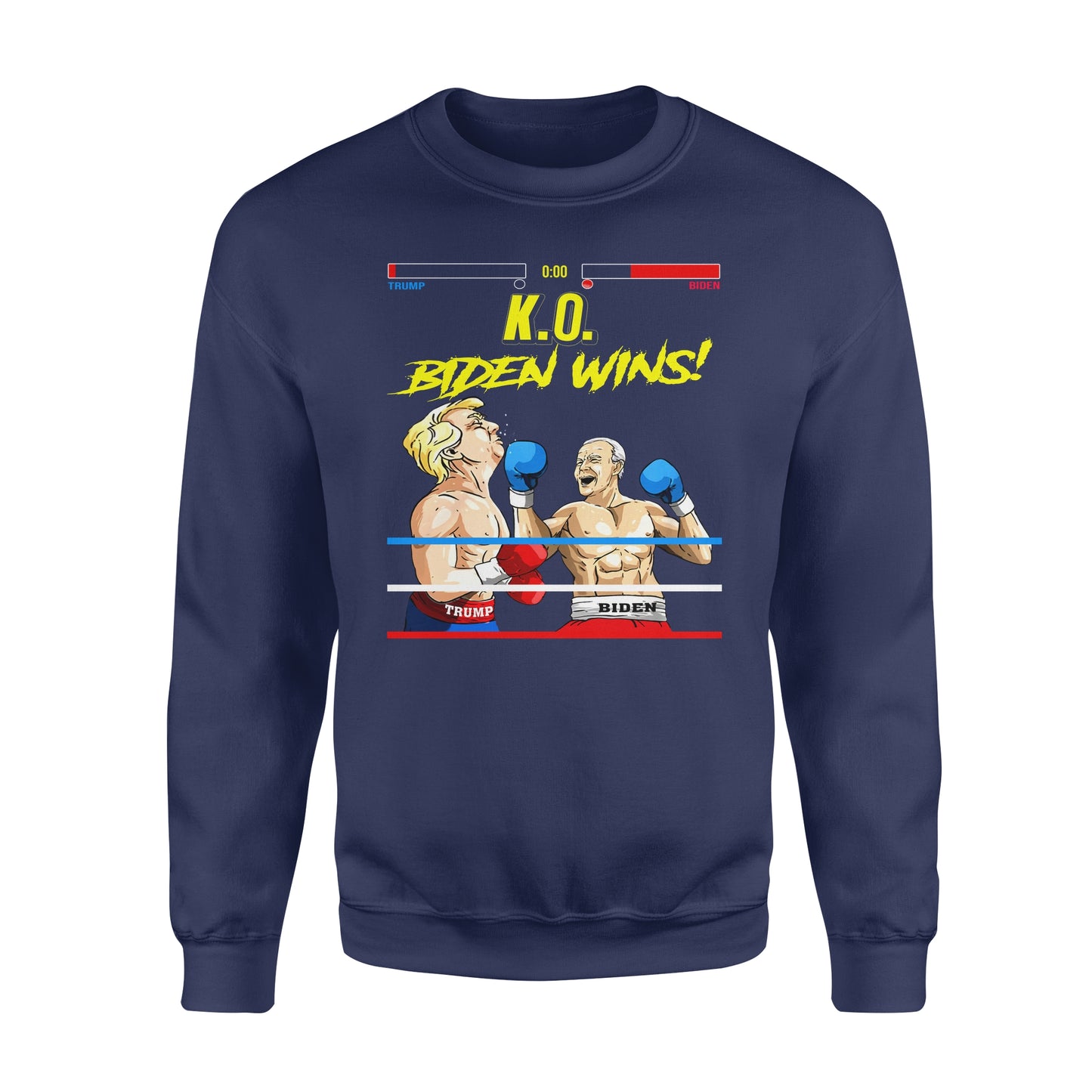 Biden gewinnt Biden 46 gewählt Feiern Sie Biden 46. Präsident - Lustige Sweatshirt Geschenke Weihnachten hässlicher Pullover für Männer und Frauen 