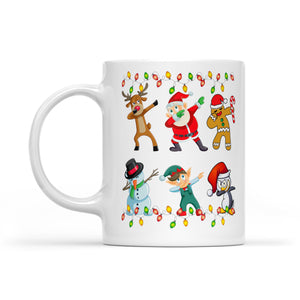 Dabbing Santa Friends Christmas Funny Xmas Gifts White Mug Gift For Christmas