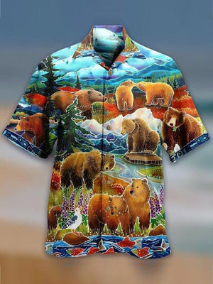 Animal Casual Hawaiian Shirt | For Men & Women | Adult | HW3625