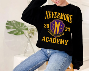 Nevermore Academy Sweatshirt, New 2022 TV Series Shirt, Horror Movies Sweatshirt, Trending TV Series, Wednesday The Best Day Of Week Shirt