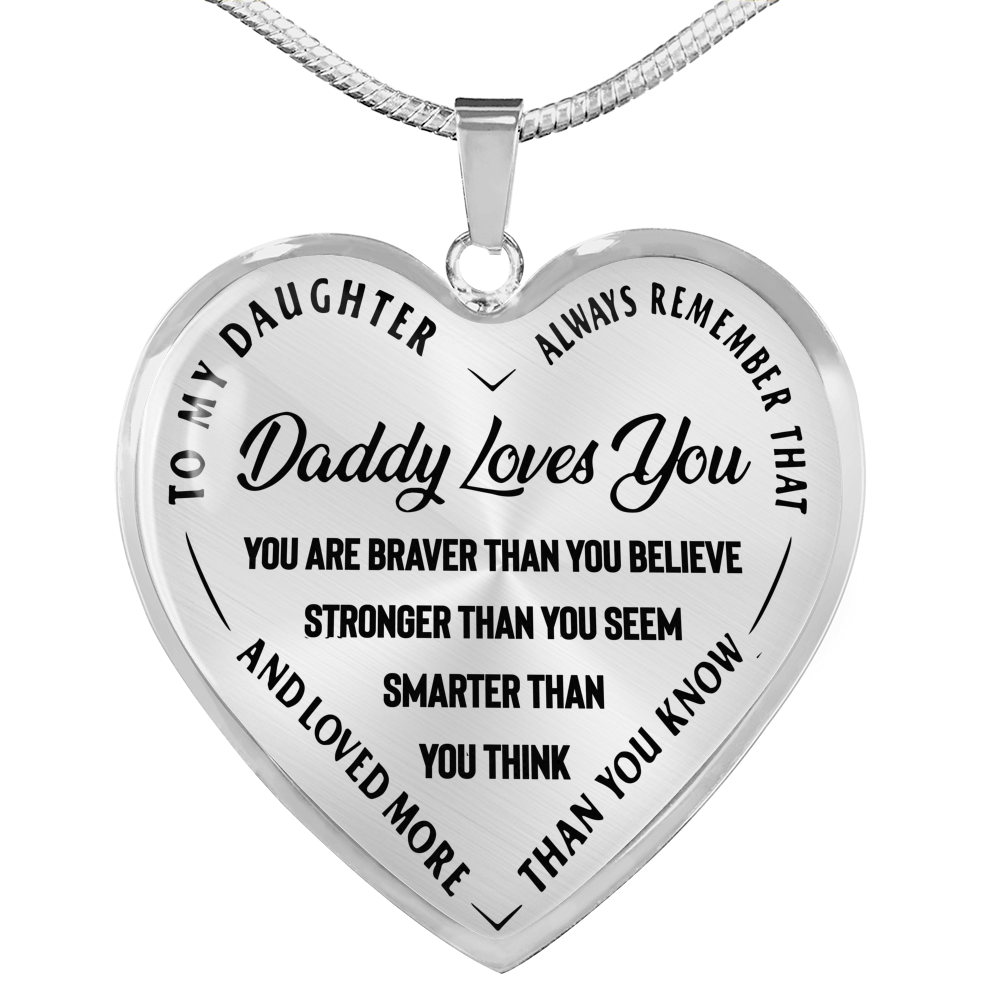 Daddy Loves You Necklace