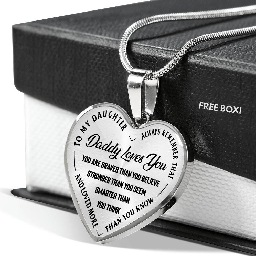 Daddy Loves You Necklace