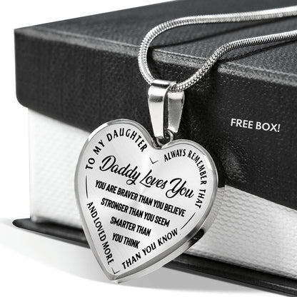 Daddy Loves You Necklace