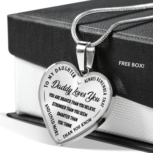 Daddy Loves You Necklace