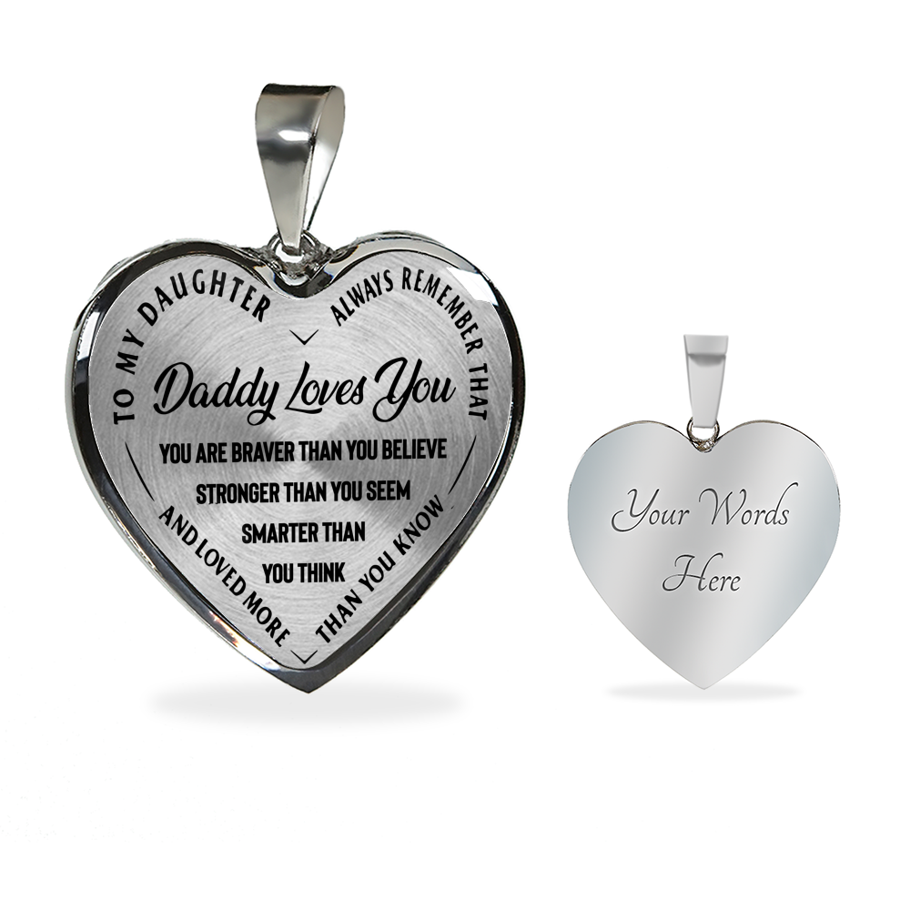 Daddy Loves You Necklace