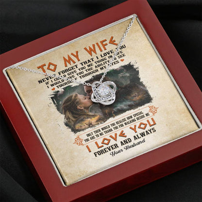 To my wife never forget that i love you Jewelry Viking Couple Wife And Husband