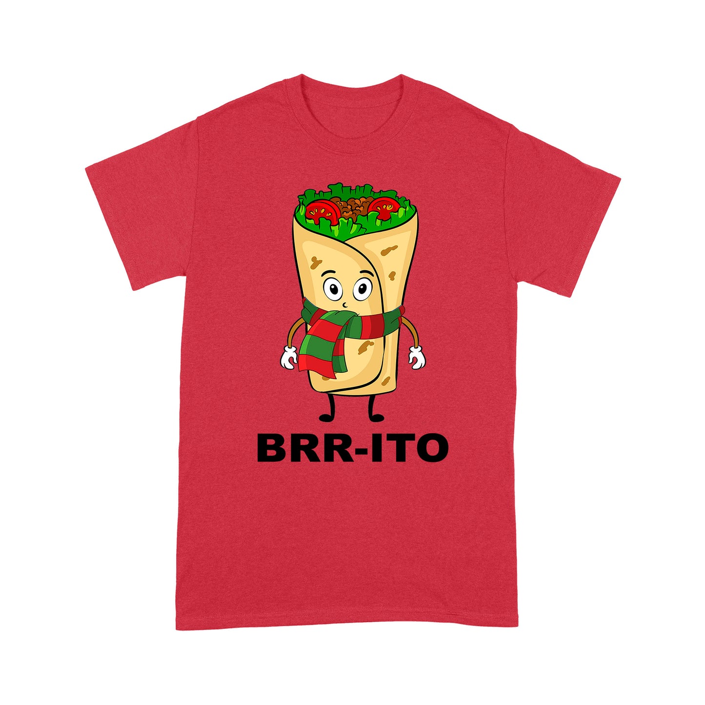 Brr-ito Funny Cold Christmas Burrito Gift. Tee Shirt Gift Christmas