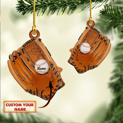 Baseball Glove - Car Ornament - Gift for Baseball Son - Best gifts your whole family