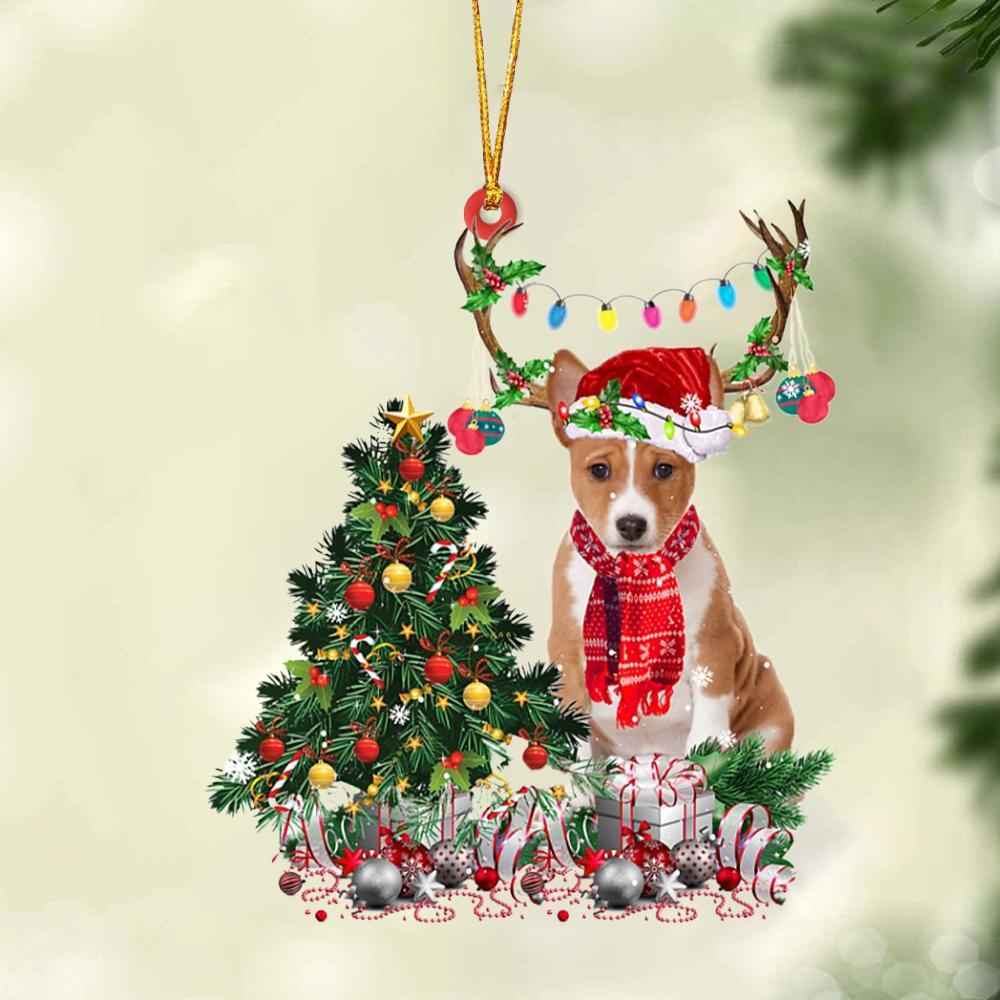 Basenji-Christmas Tree Gift Hanging Ornament - Best gifts your whole family