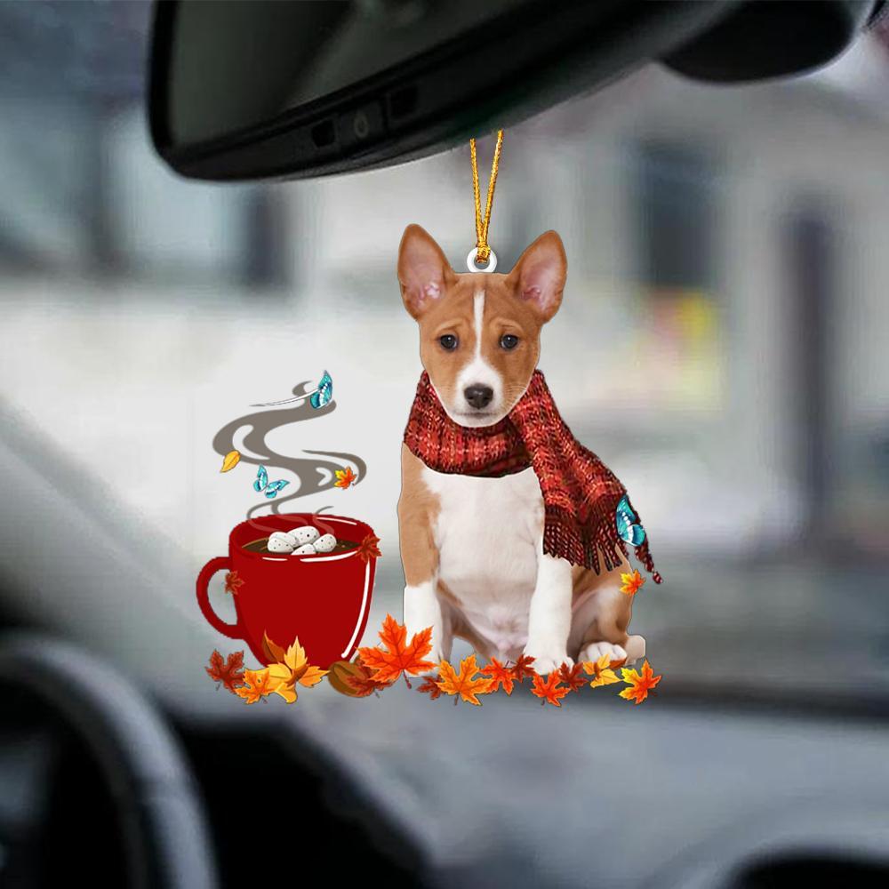 Basenji-Fall Chocolate-Two Sided Ornament - Best gifts your whole family