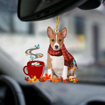 Basenji-Fall Chocolate-Two Sided Ornament - Best gifts your whole family
