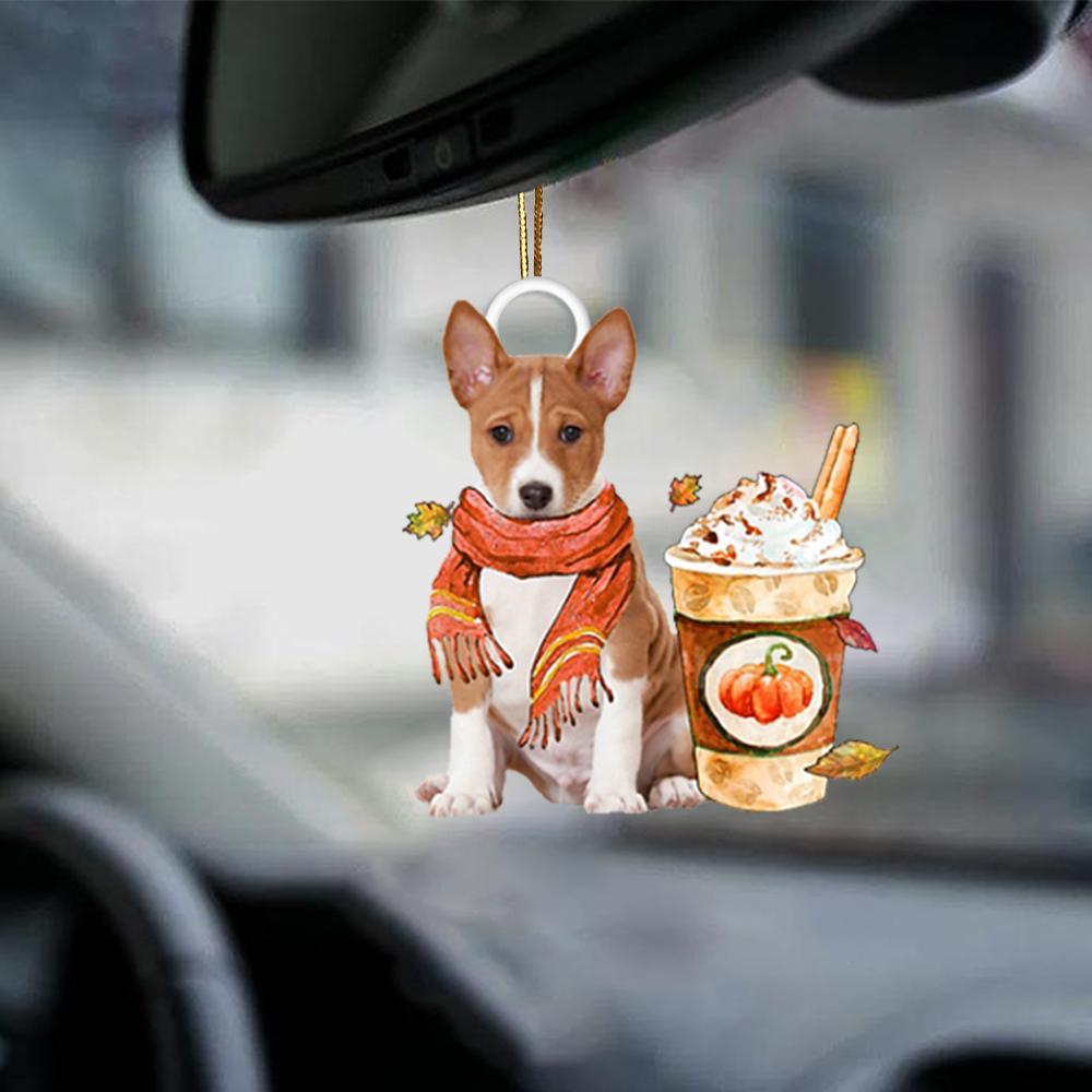 Basenji-Pumpkin Spice Kinda-Two Sided Ornament - Best gifts your whole family