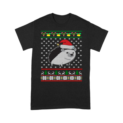 Frohe Weihnachten Lustige Igel Hässliche Weihnachten Geschenk T-Shirt Geschenk Für Weihnachten