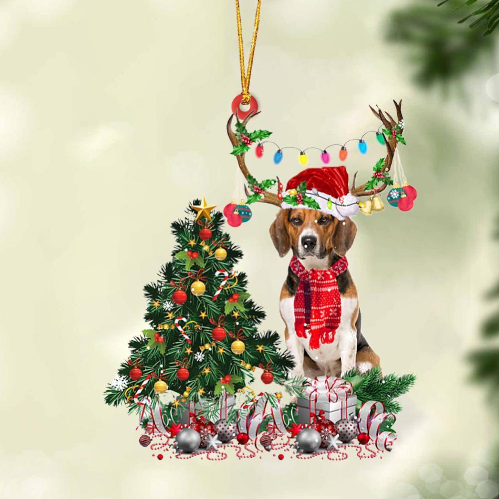 Beagle 2-Christmas Tree Gift Hanging Ornament - Best gifts your whole family