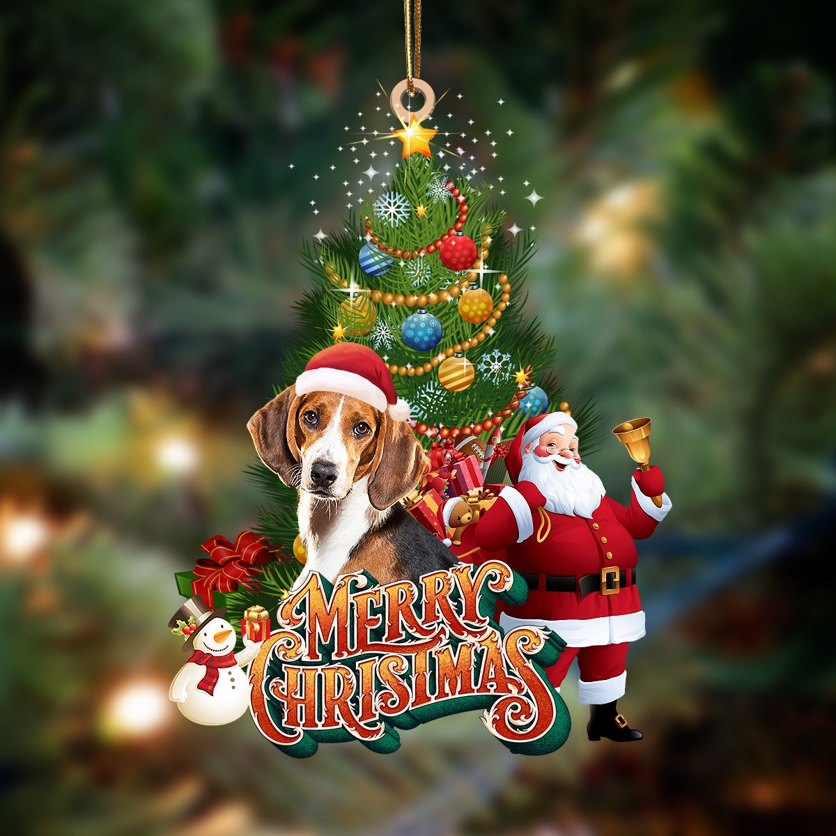 Beagle 3-Christmas Tree&Dog Hanging Ornament - Best gifts your whole family