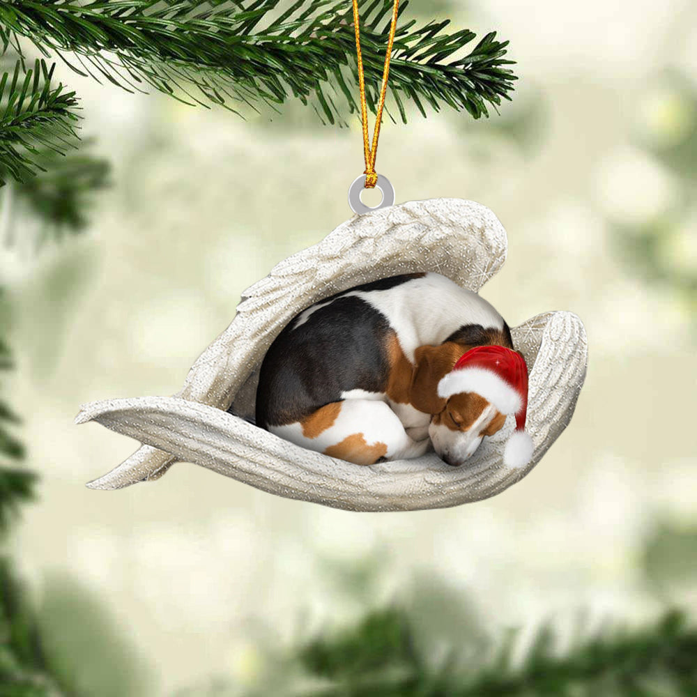 Beagle Sleeping Angel Christmas Ornament Dog Christmas Hanging Ornament - Best gifts your whole family