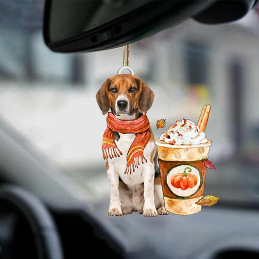 Beagle2-Pumpkin Spice Kinda-Two Sided Ornament - Best gifts your whole family