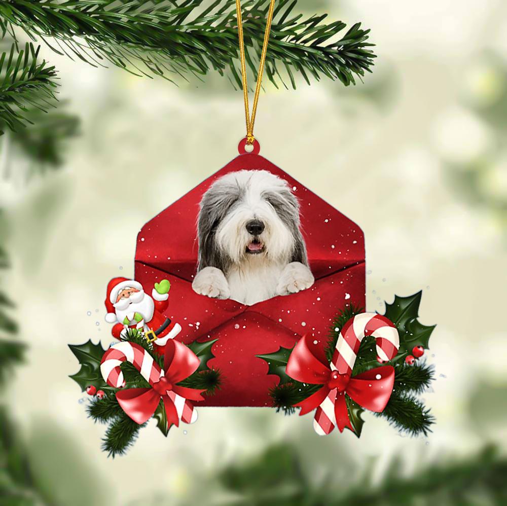 Bearded Collie Christmas Letter Ornament Dog Christmas Decoration - Best gifts your whole family