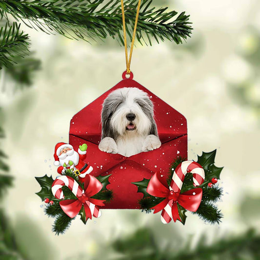 Bearded Collie Christmas Letter Ornament Dog Christmas Decoration - Best gifts your whole family