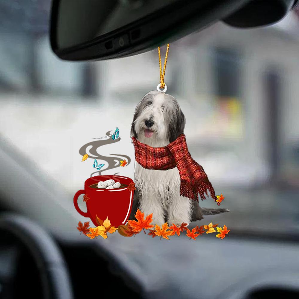 Bearded Collie-Fall Chocolate-Two Sided Ornament - Best gifts your whole family