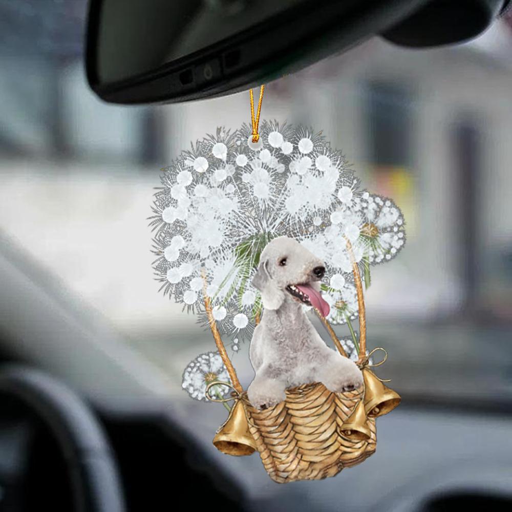 Bedlington Terrier-Dandelion-Two Sided Ornament - Best gifts your whole family