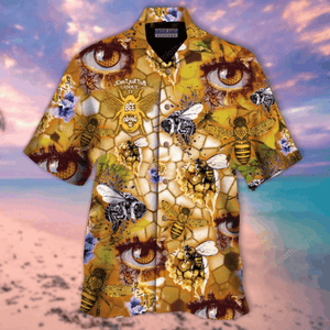 Bee Hawaiian Shirt | For Men & Women | Adult | HW4007