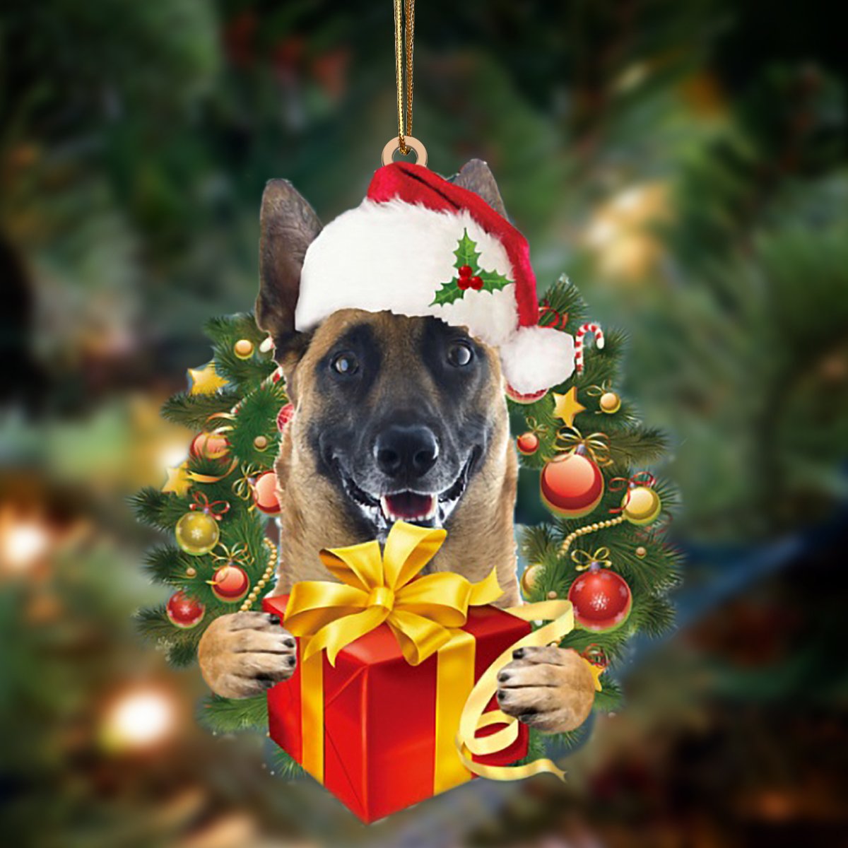 Belgian Shepherd-Dogs Give Gifts Hanging Ornament - Best gifts your whole family
