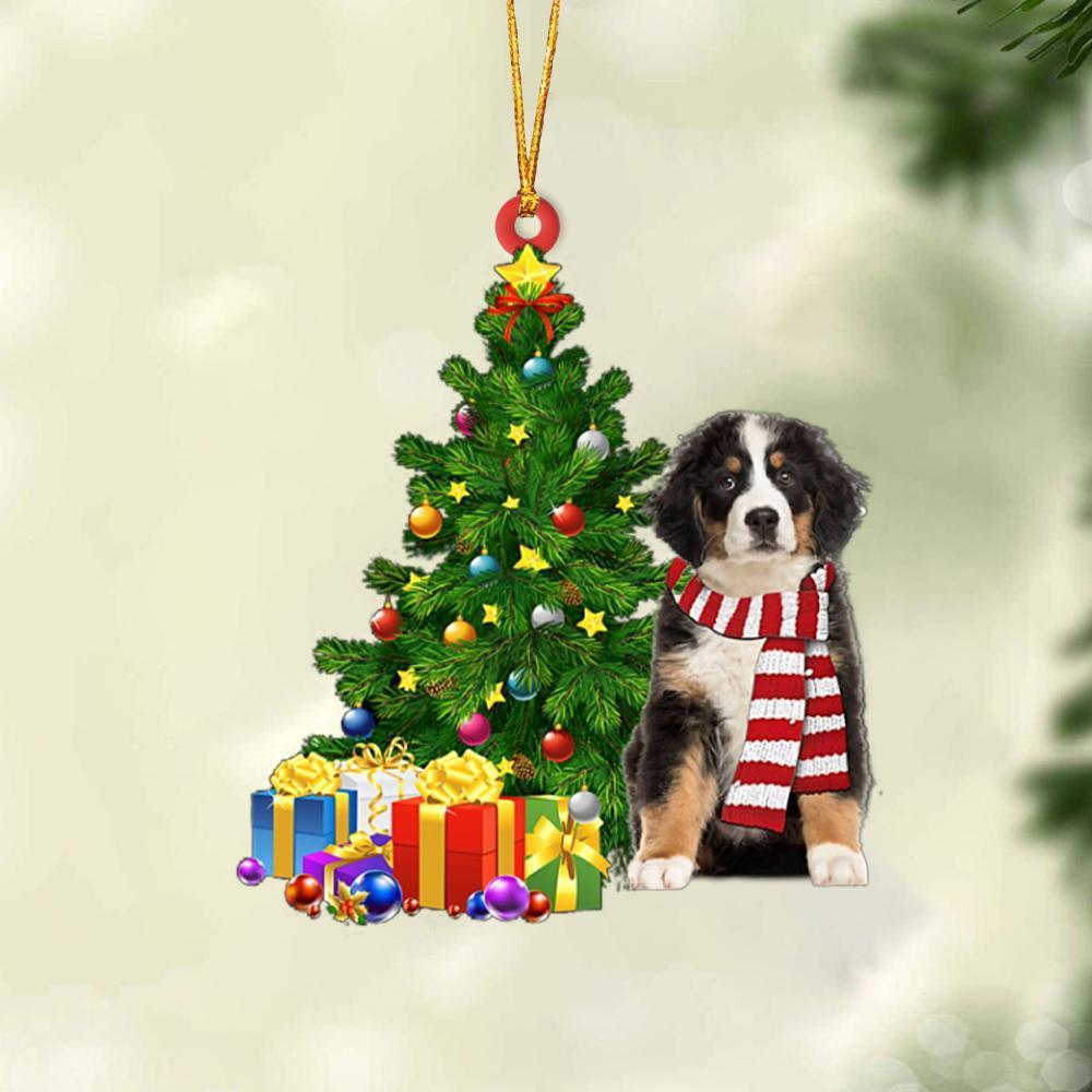 Bernese Mountain Dog-Christmas Star Hanging Ornament - Best gifts your whole family
