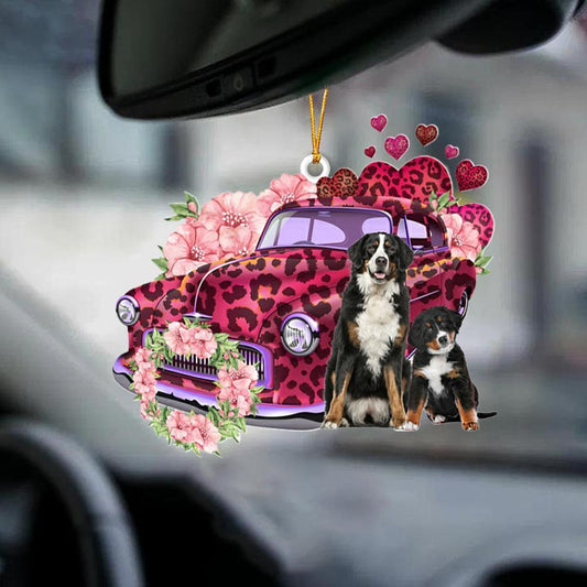 Bernese Mountain-Make My Life-Two Sided Ornament - Best gifts your whole family