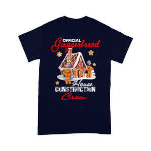 Official Gingerbread House Construction Crew Funny Xmax Gift Tee Shirt Gift For Christmas