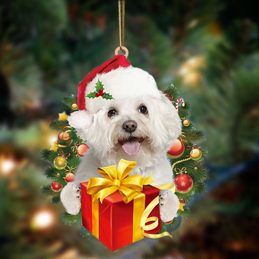 Bichon-Dogs Give Gifts Hanging Ornament - Best gifts your whole family