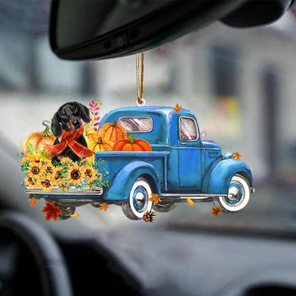 Black Dachshund-Little Pumpkin-Two Sided Ornament - Best gifts your whole family