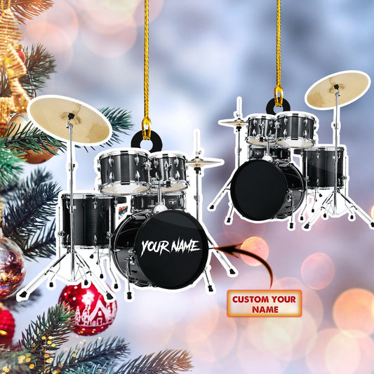 Black Drum Car Ornament, Small Musical Instruments For Decoration - Best gifts your whole family