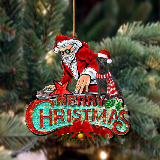 Black Labrador-Christmas Rock Two Sided Ornament - Best gifts your whole family
