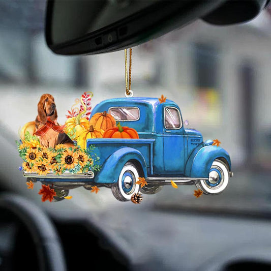 Bloodhound 1-Little Pumpkin-Two Sided Ornament - Best gifts your whole family