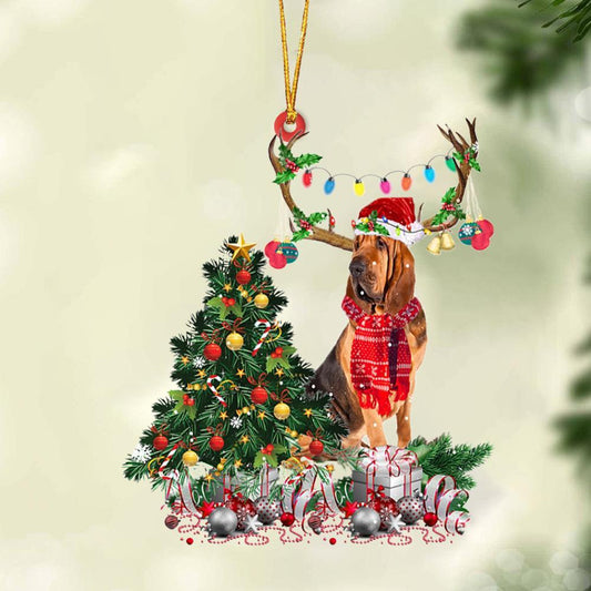 Bloodhound-Christmas Tree Gift Hanging Ornament - Best gifts your whole family