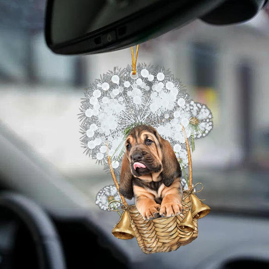 Bloodhound-Dandelion-Two Sided Ornament - Best gifts your whole family