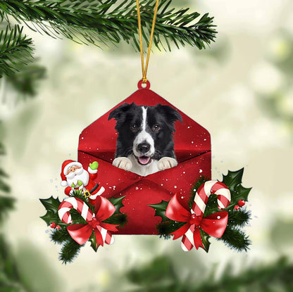 Border Collie Christmas Letter Ornament Dog Christmas Decoration - Best gifts your whole family