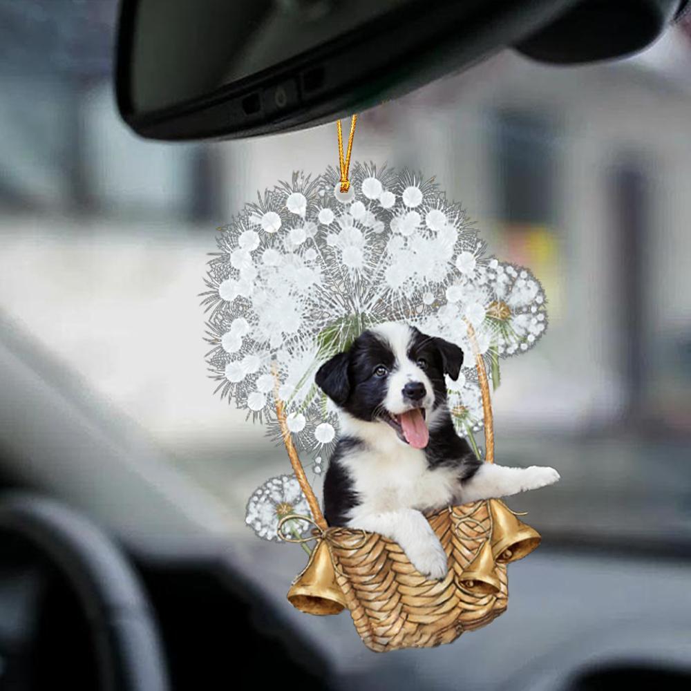 Border Collie-Dandelion-Two Sided Ornament - Best gifts your whole family