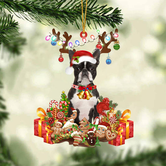 Boston Terrier -2022 New Release Christmas Ornament, Godmerch Dog Tree Décor Ornament - Best gifts your whole family