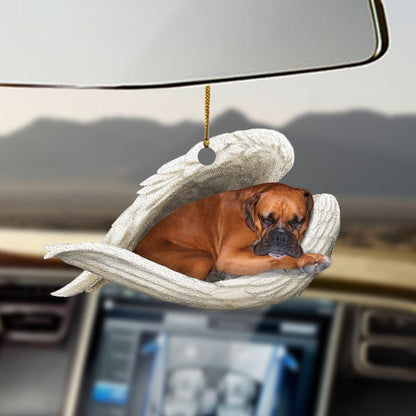 Boxer Sleeping Angel Boxer Lovers Dog Lovers Ornament - Best gifts your whole family