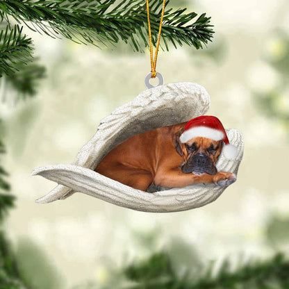 Boxer Sleeping Angel Christmas Ornament Dog Christmas Hanging Ornament - Best gifts your whole family