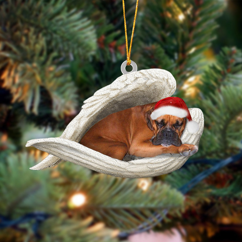 Boxer Sleeping Angel Christmas Ornament Dog Christmas Hanging Ornament - Best gifts your whole family