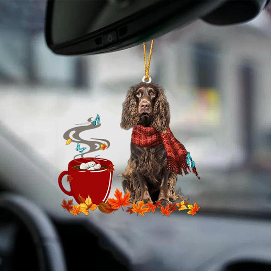 Boykin Spaniel-Fall Chocolate-Two Sided Ornament - Best gifts your whole family