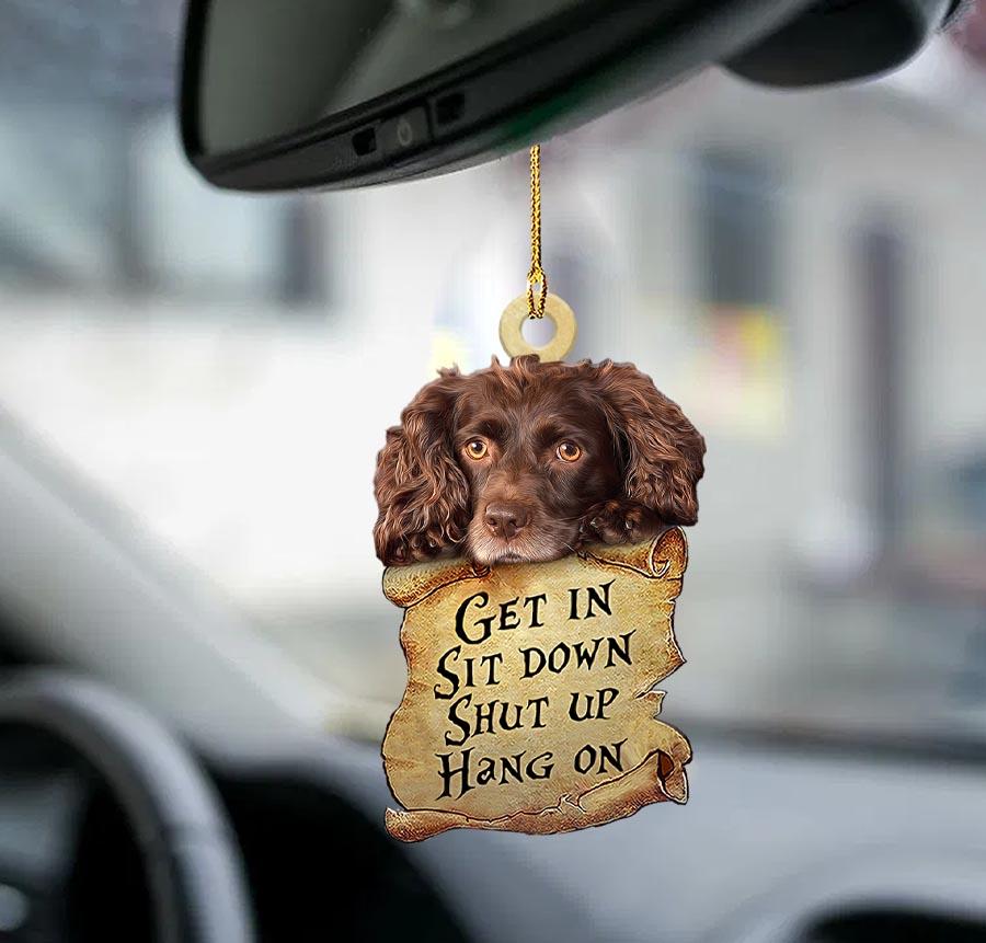 Boykin Spaniel Get In Two Sided Ornament Christmas Gift Godmerch - Best gifts your whole family