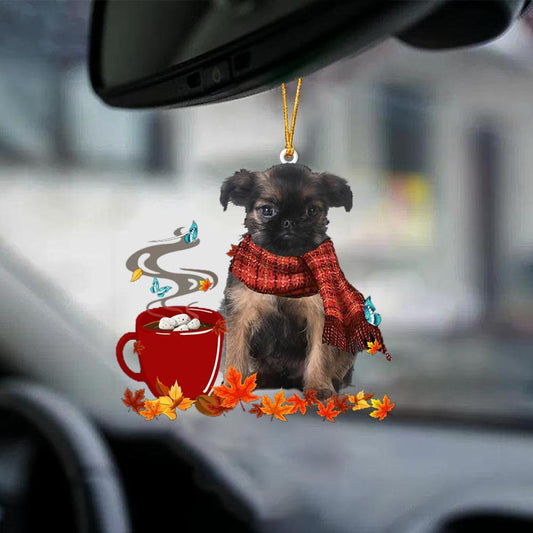 Brussels Griffon-Fall Chocolate-Two Sided Ornament - Best gifts your whole family