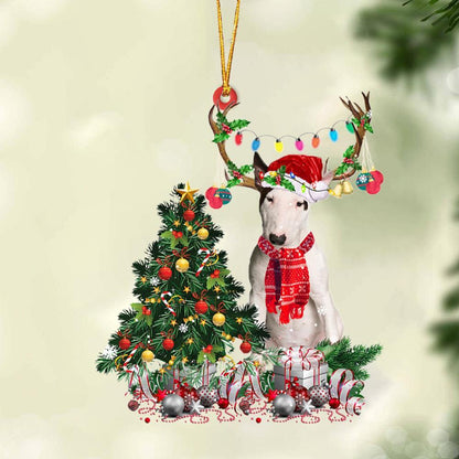 Bull Terrier 1-Christmas Tree Gift Hanging Ornament - Best gifts your whole family