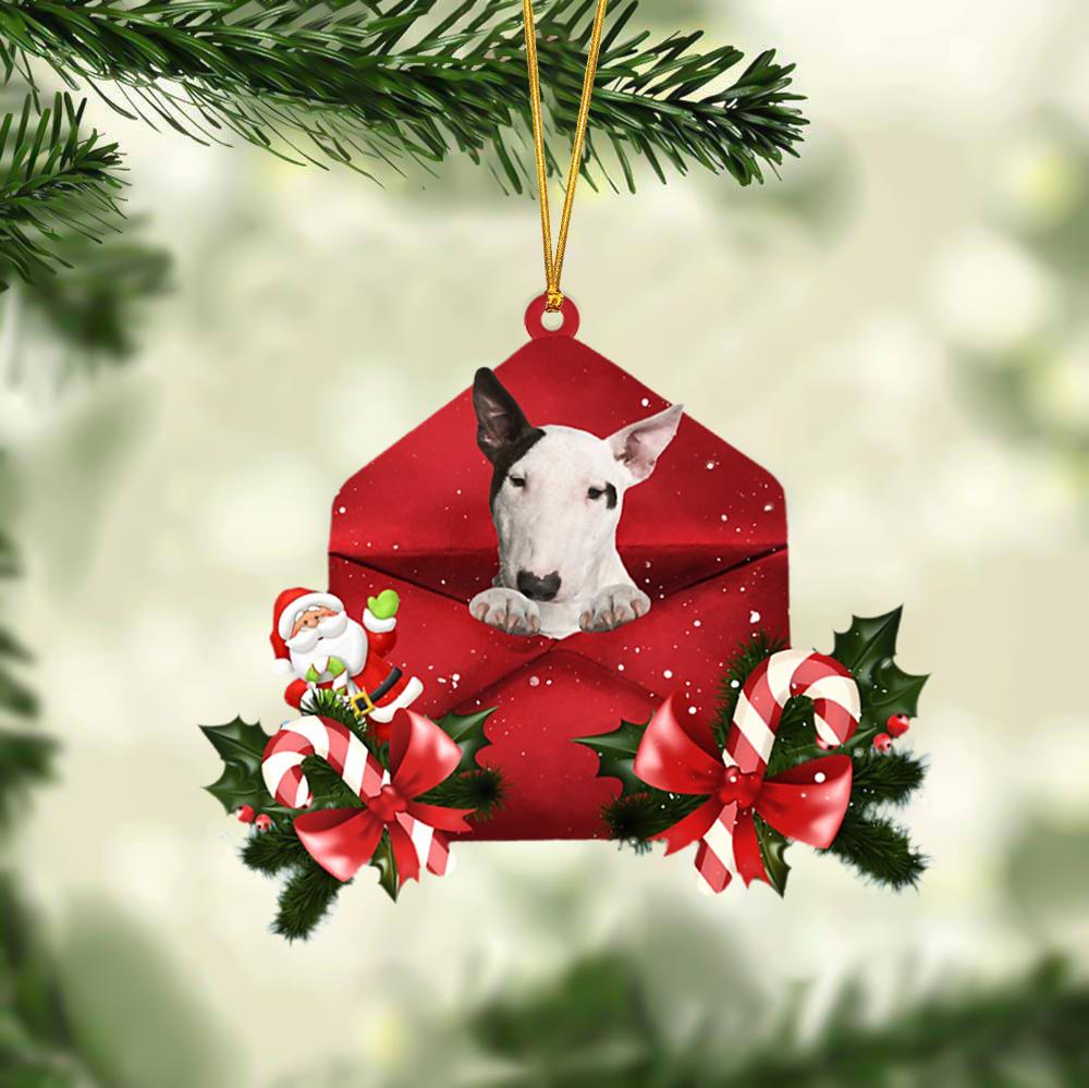 Bull Terrier Christmas Letter Ornament Dog Christmas Decoration - Best gifts your whole family