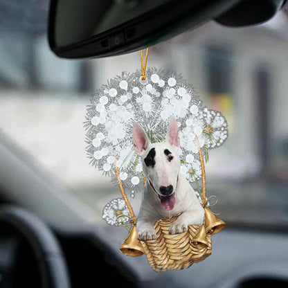Bull Terrier-Dandelion-Two Sided Ornament - Best gifts your whole family